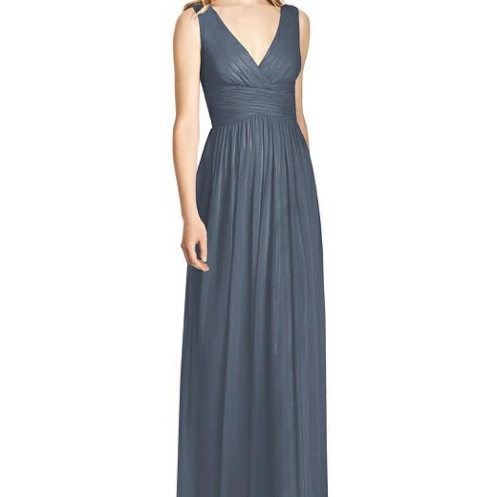Never altered/never worn Dessy lux chiffon gown